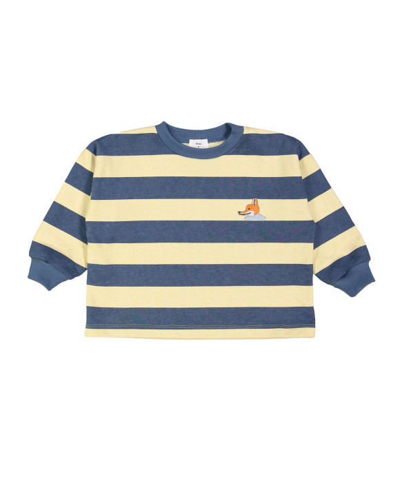 Sweater rayé fox navy