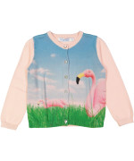gilet tricot roze flamingo 04j