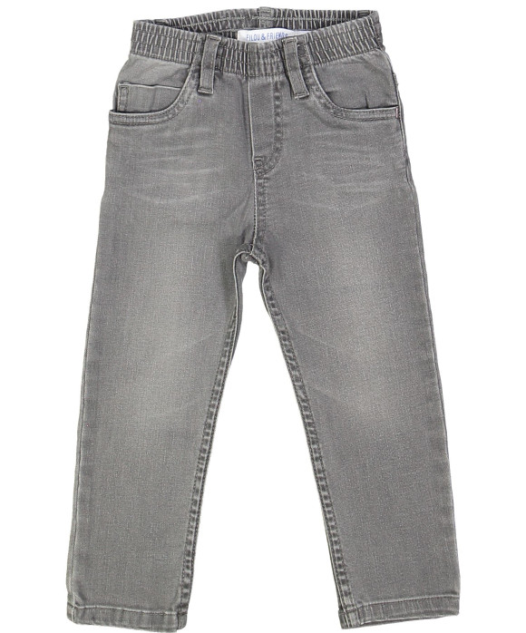 lange broek grijs jeans elastiek 02j