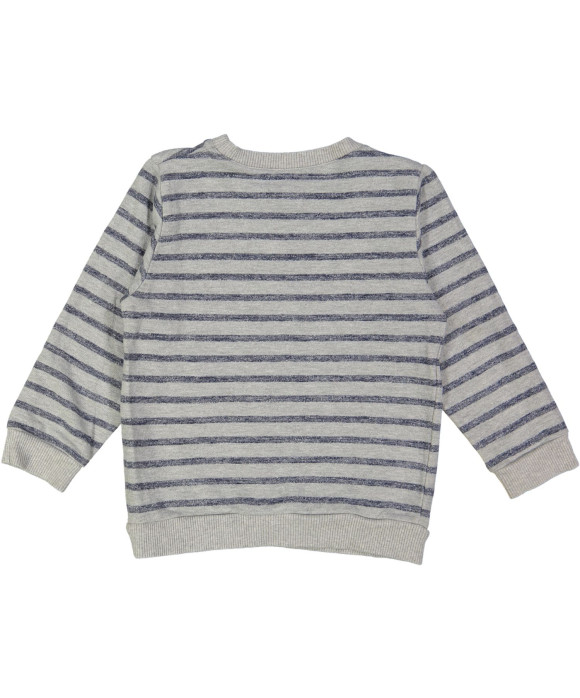 sweater grijs blauwe streep 05j