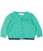 gilet tricot groen effen 03m .