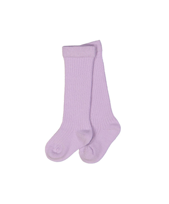 Knee-length sock lavender