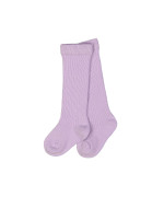 Knee-length sock lavender