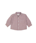 Shirt mini check bordeaux