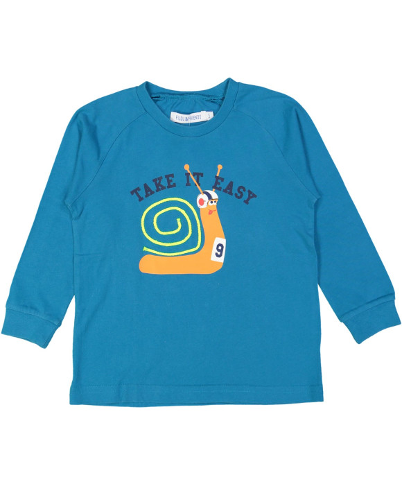 t-shirt blauw slak 03j