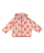 gilet mini teddy flower ecru