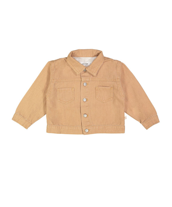 Jeans jacket camel