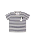 T-shirt mini ghostdog striped blauwgrijs 03m