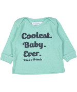t-shirt groen coolest baby 01m