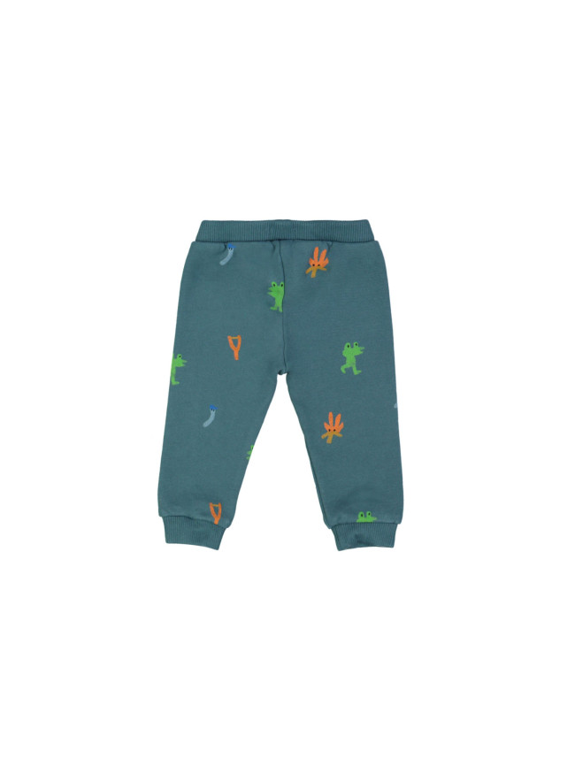 jogging pants mini critters dark green