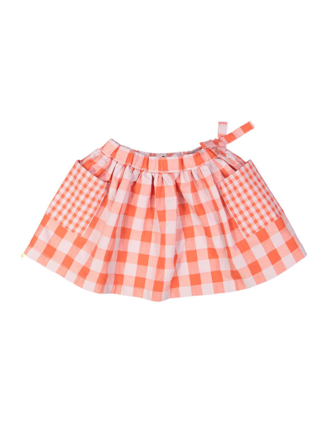 skirt vichy red