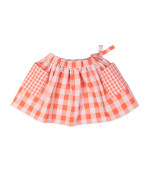 skirt vichy red