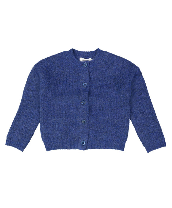 gilet chiné donkerblauw