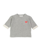 Sweater heart eye light gray