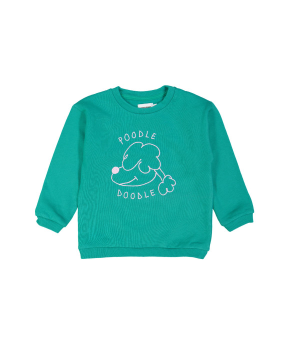 sweater poodle doodle groen