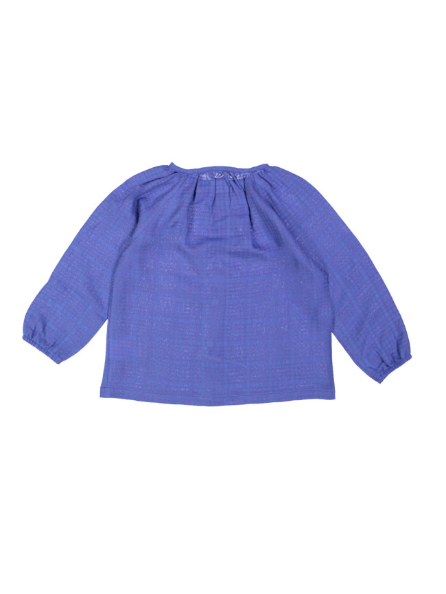 Blouse check lavender