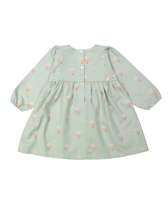 Robe fleur menthe