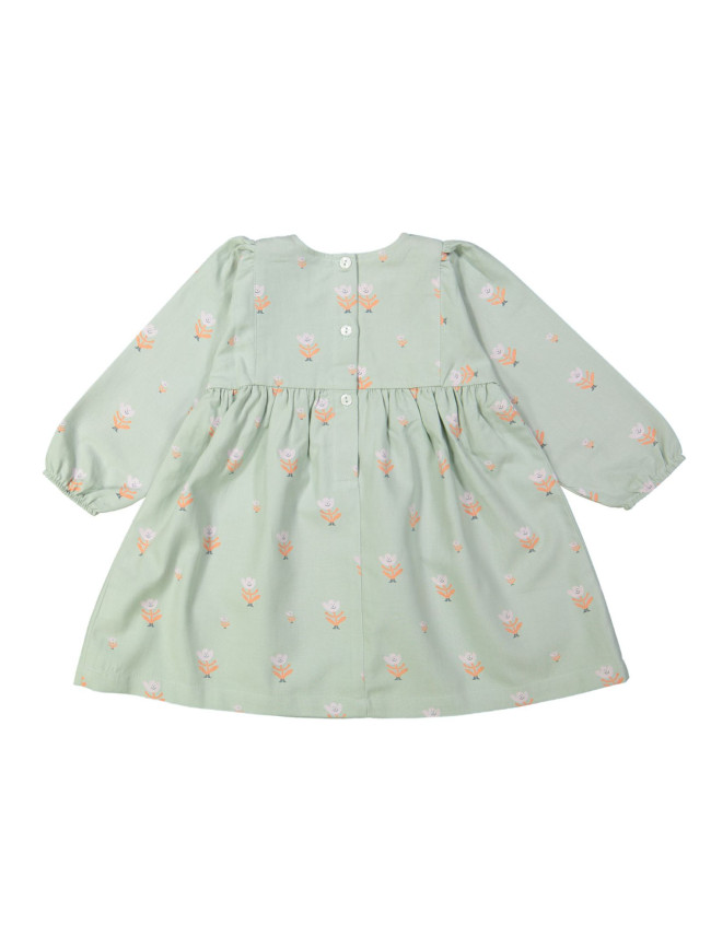 Robe fleur menthe