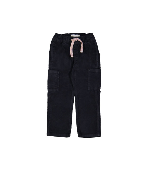 Comfy broek rib donkerblauw