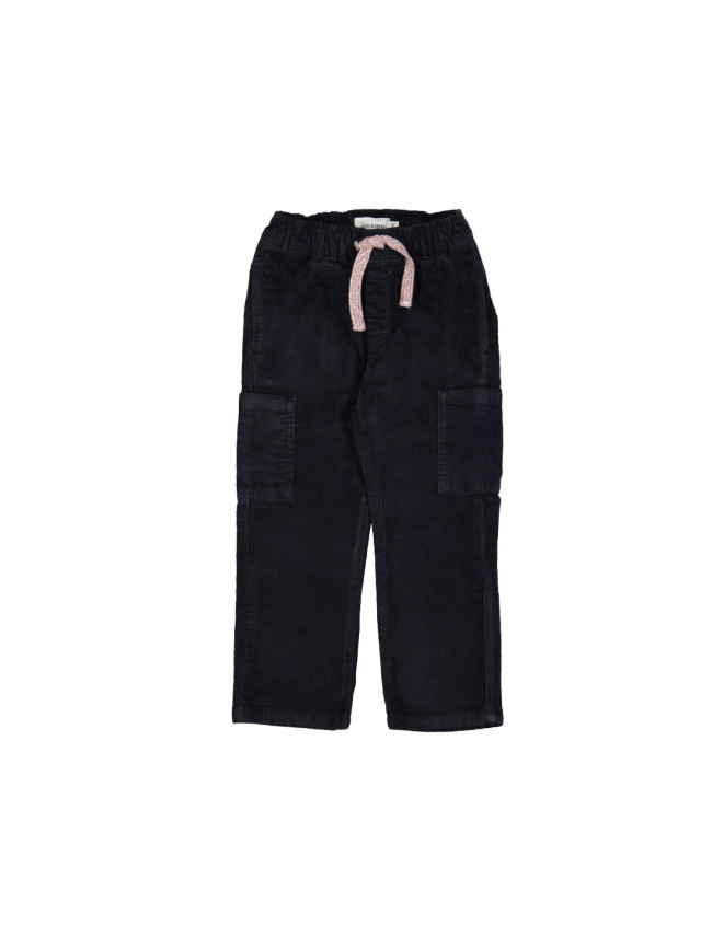 Comfy pants ribbed dark blue