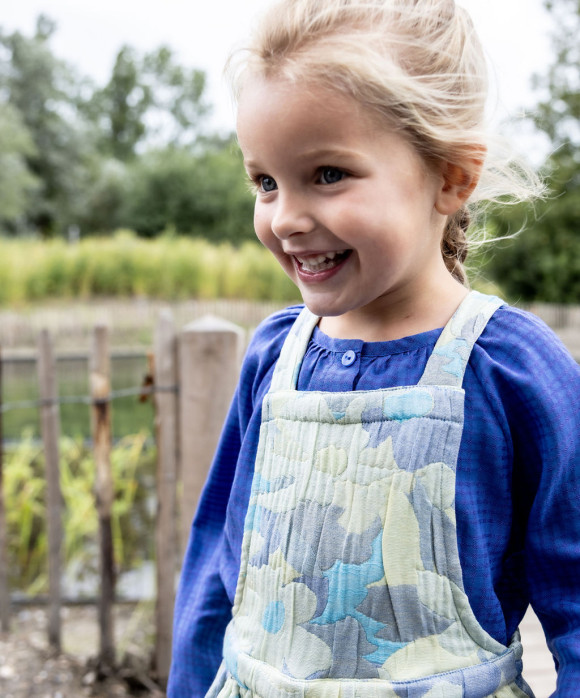 Blouse check lavender