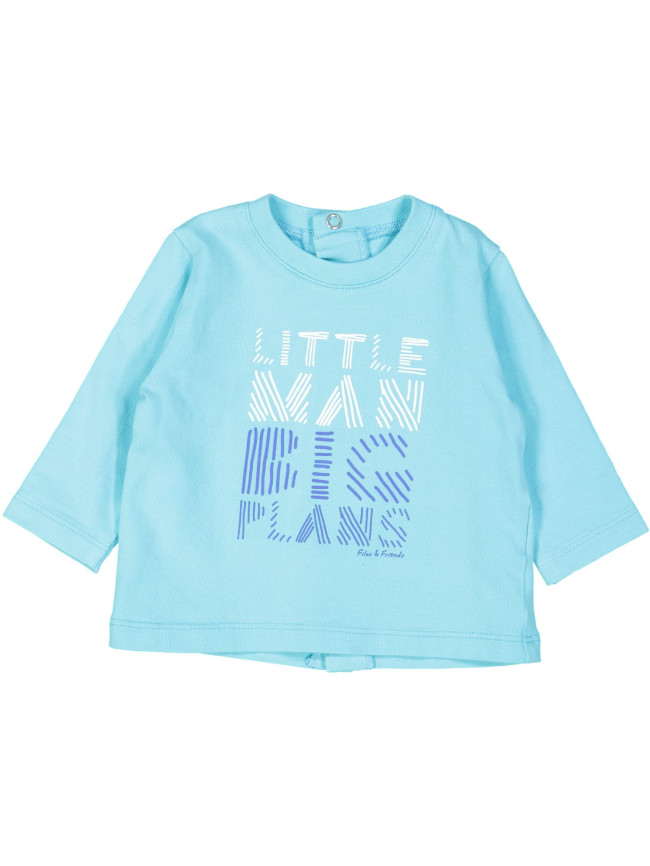 t-shirt blue big plans 00m