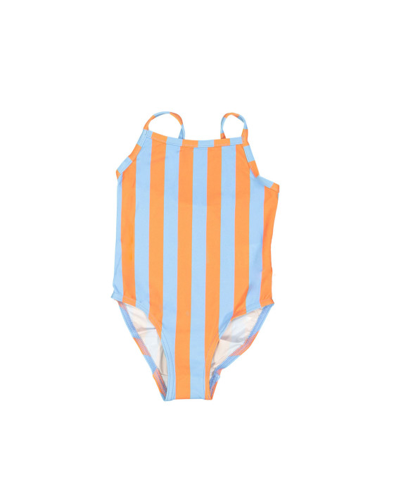 swimsuit stripe orange