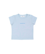 T-shirt mini do nothing day l. blauw 12m
