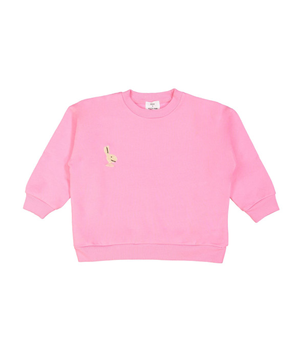 Sweater lièvre rose vif