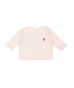 sweater mini boxy love bird rouge