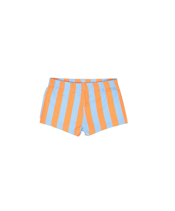 swimming trunks stripe orange