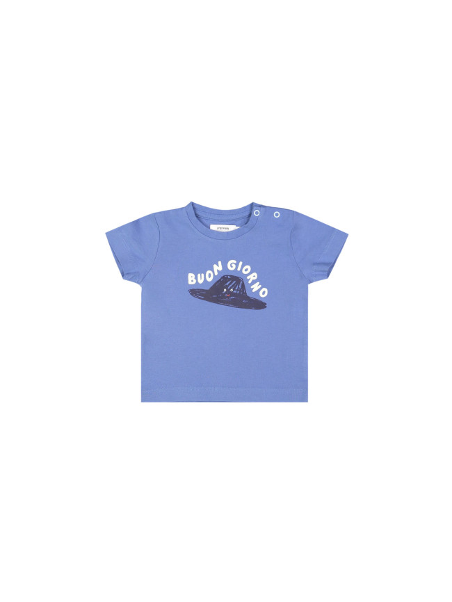 t-shirt mini buon giorno bleu