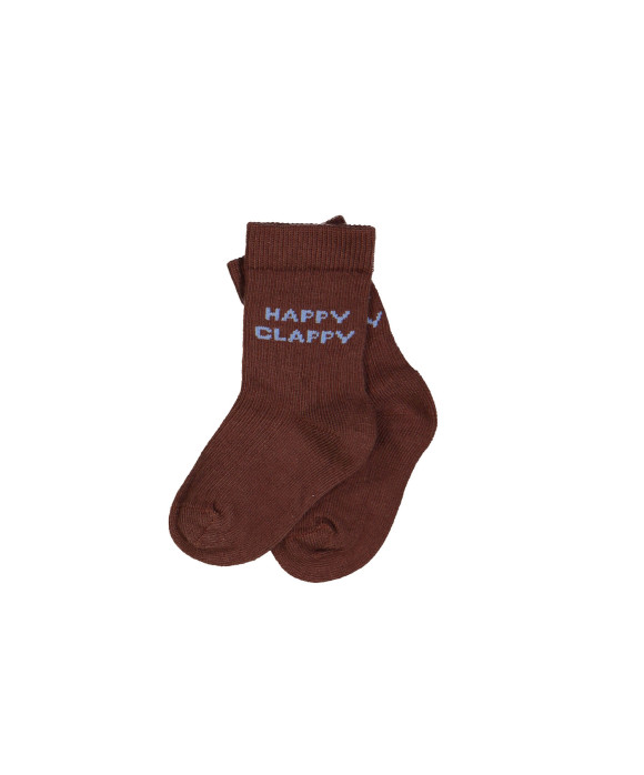 socks happy clappy brown