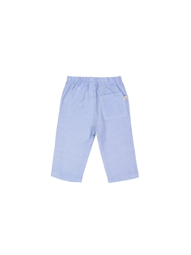 pantalon confortable mini bleu