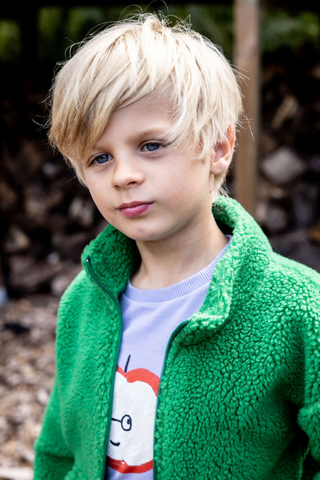 Gilet teddy vert