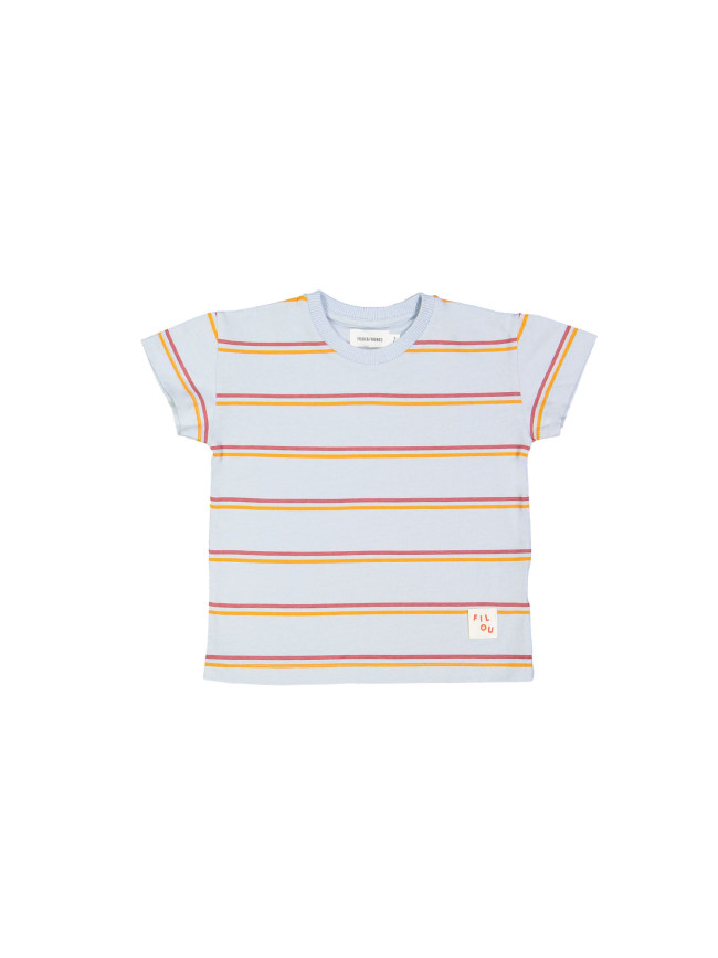 T-shirt stripe light blue