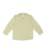 shirt checked khaki