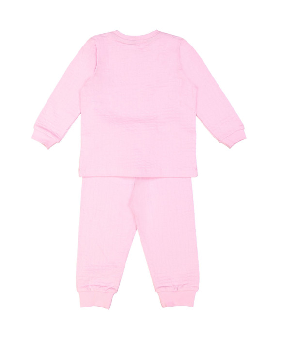pyjama sleepy face roze