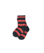 chaussettes rayé rouge