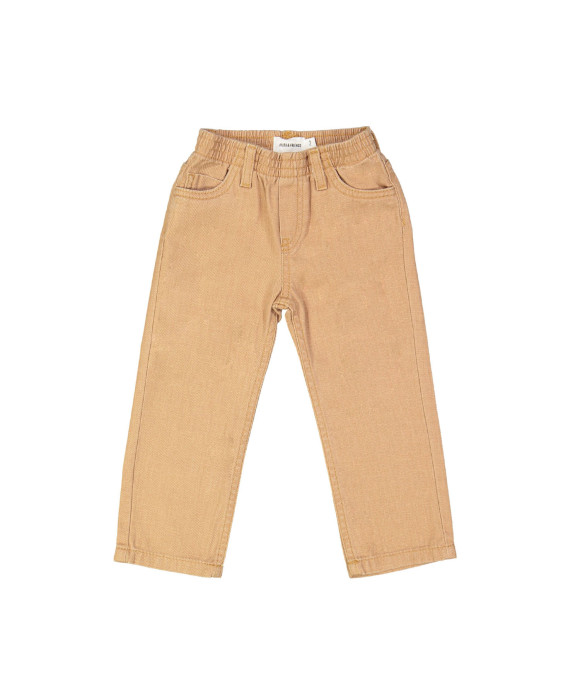 Jeans regular elastic camel