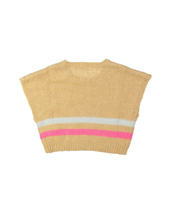 Debardeur rayé beige