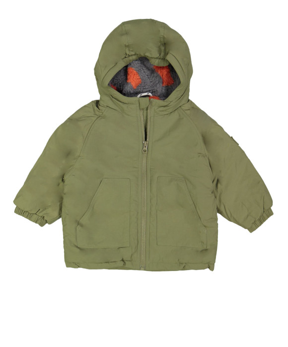 Winter jacket boys khaki