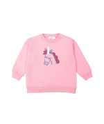 Sweater unicorn roze 12m-18m