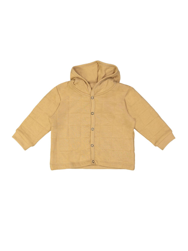 gilet mini matelassé camel