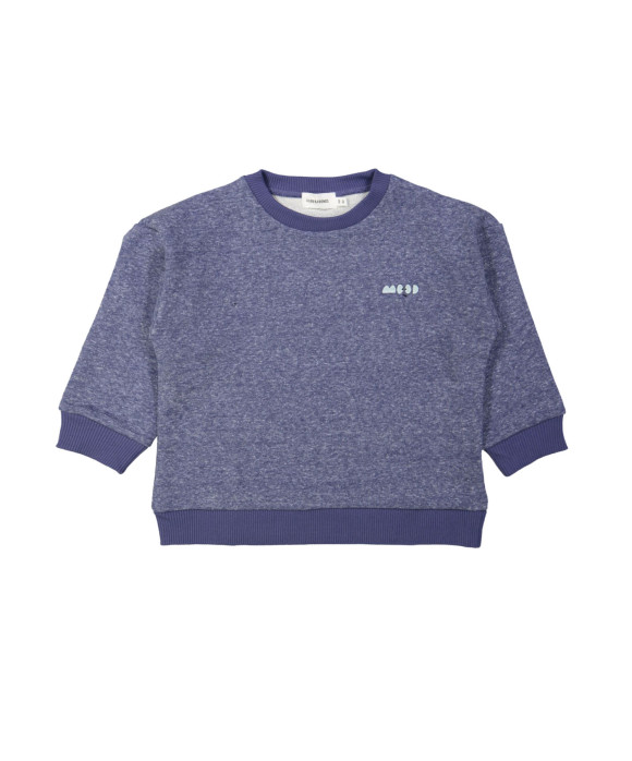 Sweater moucheté humeur marine