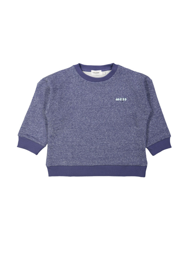Sweater moucheté humeur marine