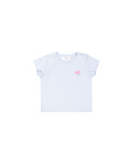 t-shirt mini bacio bleu clair