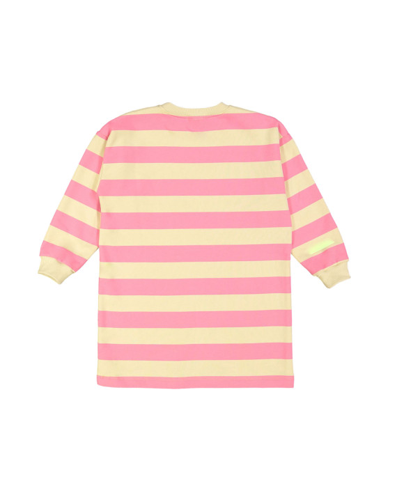 Dress stripe hare bright pink