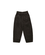 Broek brede rib bruin 12m-18m