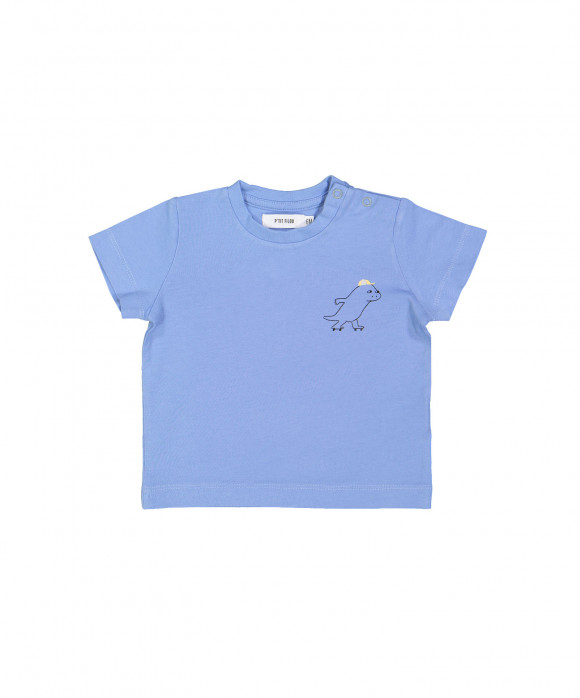 t-shirt mini time traveller blauw